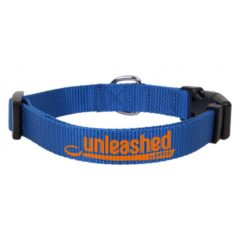 Basic Dog Collar – Small - l-614_blue_angle_blank