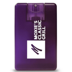 Booklet with Hand Sanitizer – 0.67 oz - purpledirectimprint