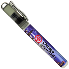 Antibacterial Hand Sanitizer Pocket Sprayer – .33 oz - spraytranslucentblack