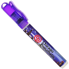 Antibacterial Hand Sanitizer Pocket Sprayer – .33 oz - spraytranspurple