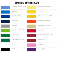 Steel Pin Pet Brush - standard imprint colors
