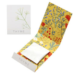 Matchbook with Seeds - thyme