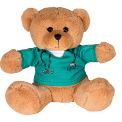 Doctor or Nurse Plush Bear – 7″ - ty6025_17_z_ftdeco
