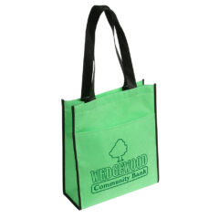 Peak Tote Bag with Pocket - wba-pt09gn