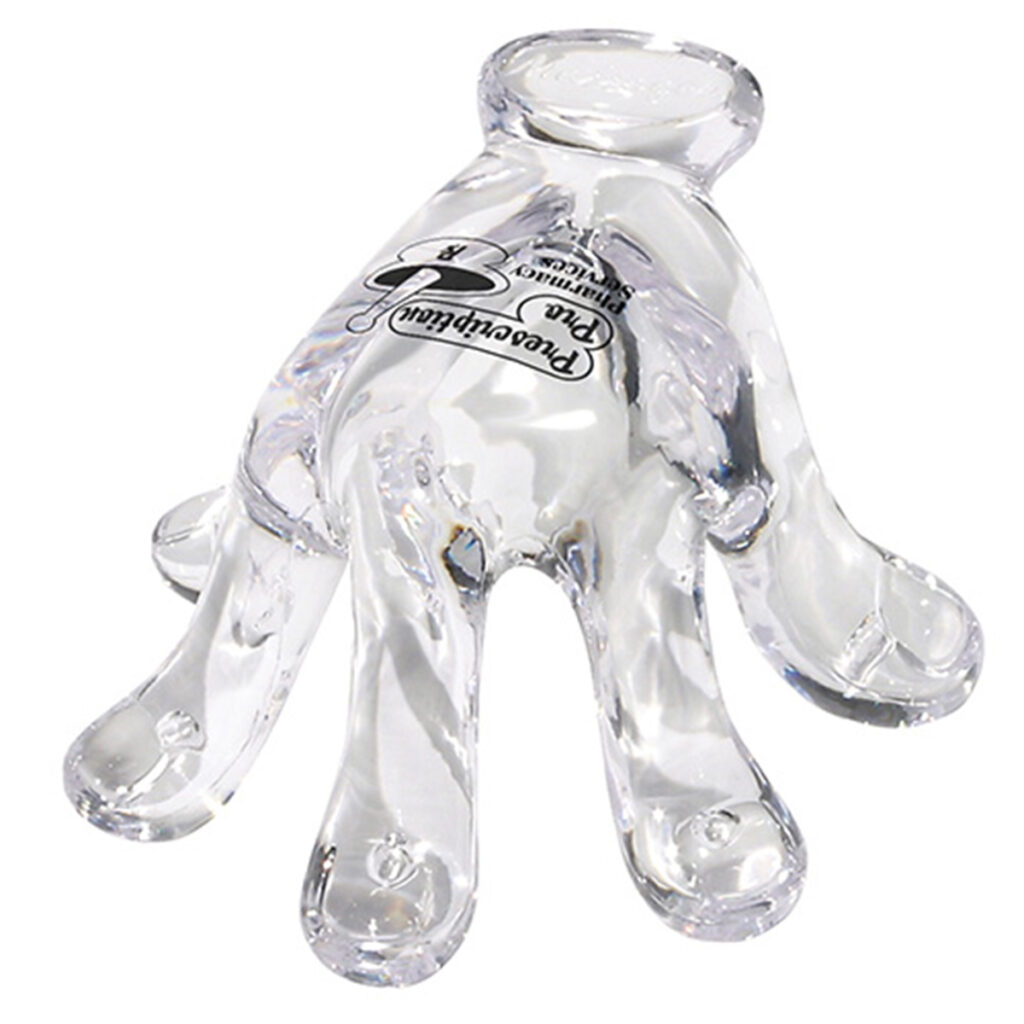 Hand Shape Translucent Massager - whf-ha29