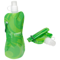 Flex 16 oz Foldable Water Bottle with Carabiner - wka-fw13gs