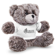 Soft Plush Bear With T-Shirt–7″ - 1 2