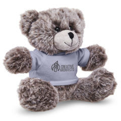 Soft Plush Bear With T-Shirt–7″ - 1 8