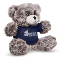 Soft Plush Bear With T-Shirt–7″ - 1 9