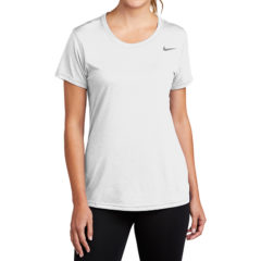 Nike Ladies Legend Tee - 10410-White-1-CU7599WhiteModelFront-1200W