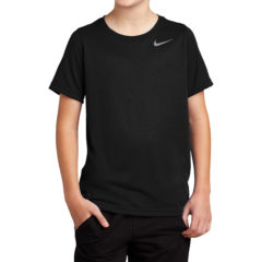 Nike Youth Legend Tee - 10411-Black-1-840178BlackModelFront-1200W