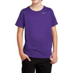 Nike Youth Legend Tee - 10411-CourtPurple-1-840178CourtPurpleModelFront-1200W