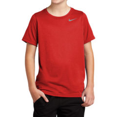 Nike Youth Legend Tee - 10411-UniversityRed-1-840178UniversityRedModelFront-1200W