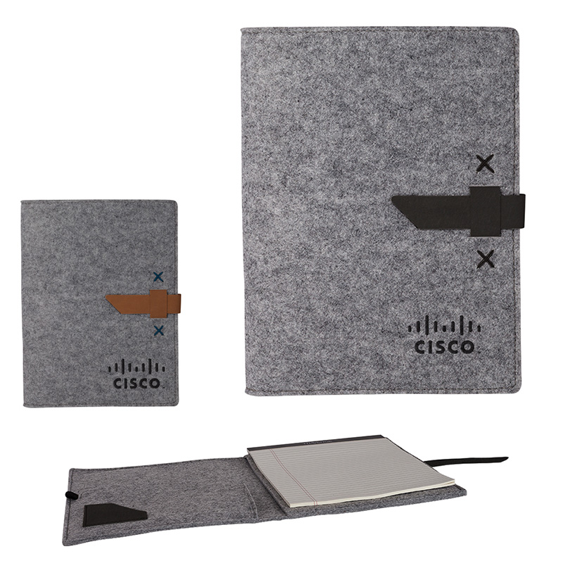 Boxelder Recycled Felt Padfolio - 123