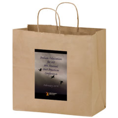 Natural Take-Out Twisted Paper Handle Shopper - 1N13713EV_Natural