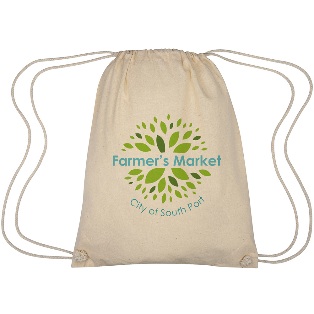 Cooper Cotton Drawstring Bag - 3840_NAT_Colorbrite