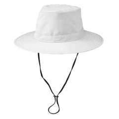 Port Authority® Lifestyle Brim Hat - 7256-White-1-C921whiteflatfront-1200W