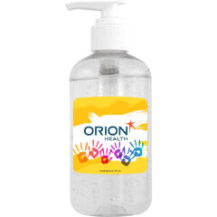 Pump Hand Sanitizer with Full Color Imprint – 8 oz - CPP_5950-COMING-SOON_White8212Logo_218603