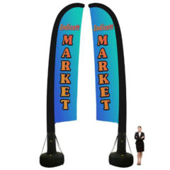 Outdoor Double Sided Inflatable Flag – 26 Feet - Capture