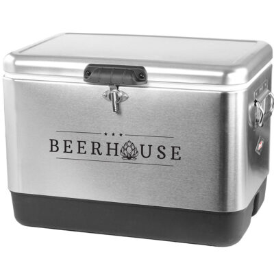 Coleman_sup_reg-__sup_ 54 qt Steel Belted_sup_  __sup_ Stainless Steel Cooler_1- Color