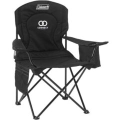 Coleman® Cushioned Cooler Quad Chair - Coleman_sup_reg-__sup_ Cushioned Cooler Quad Chair_Black