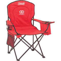 Coleman® Cushioned Cooler Quad Chair - Coleman_sup_reg-__sup_ Cushioned Cooler Quad Chair_Red