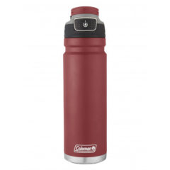 Coleman® Freeflow Stainless Steel Hydration Bottle – 24 oz - Colemanreg- 24OZ FREEFLOW STAINLESS STEEL HYDRATION BOTTLE_Red