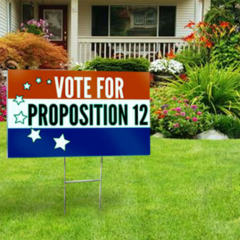 Coroplast Yard Sign – 24″ x 18″ - Coroplast Yard Sign 8211 24 x 18 8211 2