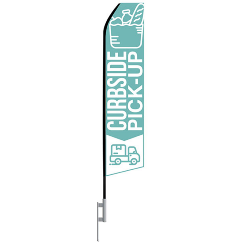 Econo Feather Flag – 16′ - Econo Feather Flag 8211 16ft
