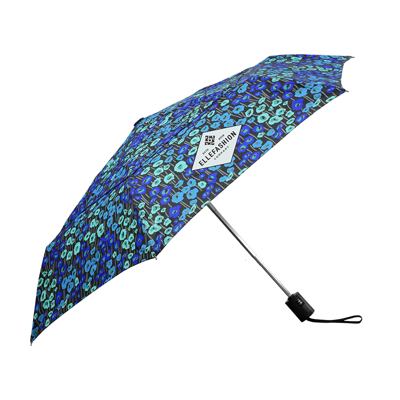 Fashion Print Auto Open And Close Compact Umbrella - FASHION PRINT AUTO OPEN AND CLOSE COMPACT_Monet