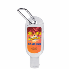 Hand Sanitzer Gel with Carabiner – 1 oz - Hand Sanitzer Gel with Carabiner 8211 1 oz 8211 2