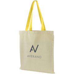 USA Crafted Flat Tote - Made to Order Flat Tote_Yellow Handles