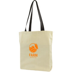 USA-Crafted Gusseted Tote - Made to Order Gusseted Tote_Black Handles