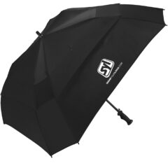 Shed Rain® Windpro® Vented Auto Open Square Golf Umbrella With Gellas® Gel-Filled Handle - Shed Rain_sup_reg-__sup_ Windpro_sup_reg-__sup_ Vented Auto Open Square Golf With Gellas_sup_reg-__sup_ Gel-Filled Handle_Black