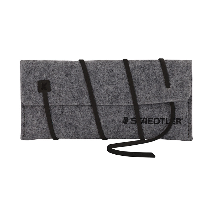 Aspen Recycled Felt Amenities Pouch - TASPEN-BK-BK