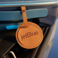 Culver Round Leather Luggage Tag - TCULVER-LIFE