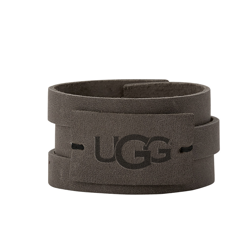 Ensign Leather Bracelet - TENSIGN-SGY-BK