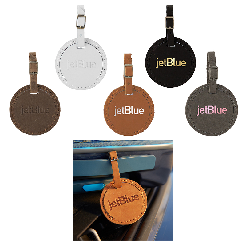 Culver Round Leather Luggage Tag - Untitled-1