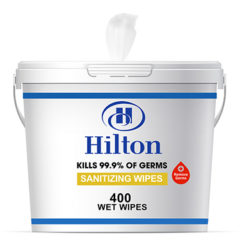 Antibacterial Wet Wipes with Custom Imprint – 400 Count - WIPE-400B