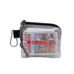 First Aid Kit in a Zippered Clear Nylon Bag - ZSKFIRSTAID-BK 1