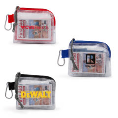 First Aid Kit in a Zippered Clear Nylon Bag - ZSKFIRSTAID-GROUP