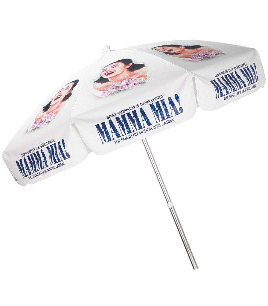 Aluminum Patio Umbrella with Full Color Imprint – 6-1/2 Feet - ZTYYJ-JRWPT
