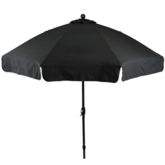 Aluminum Market Umbrella 9′ - alumblk