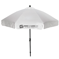 Aluminum Market Umbrella 9′ - alumwhite