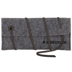 Aspen Recycled Felt Amenities Pouch - aspenslategrey