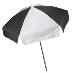Aluminum Patio Umbrella – 6-1/2 Feet - black