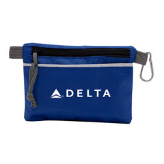 Premium First Aid Kit in a Zippered Pouch - blue
