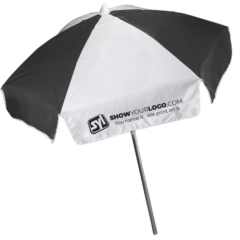 Aluminum Patio/Cafe Umbrella 6 1/2′ - cafeblkwhite