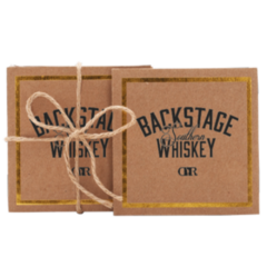 Patron Screen Printed Corrugated Coasters (Set of 4)