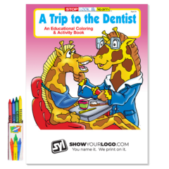 A Trip to the Dentist Coloring & Activity Book - dentist